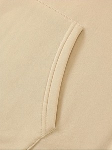 Men's Hooded <b>Wool</b> Fleece Sweatshirt Solid Color Casual Winter Wear Knitted Plain Dyed - Product Image 6