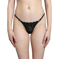 Tanga Sexy de Doble Capa con Cintura Baja, Bikini de Algodón Puro, Ropa Interior Femenina Tipo T-Back