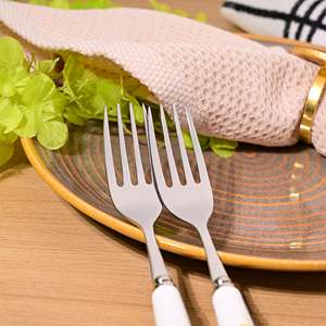 Elegant Lavender Print Cutlery Set of 2 Includes Elegant <b>Forks</b> - Product Image 5