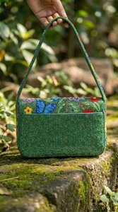 Bolso de Hombro Tipo Clutch de Lino con Cuentas, Estilo Bohemio, Diseño de Lujo, Impermeable, para Mujer, Ideal para Fiestas y Eventos - Product Image 2