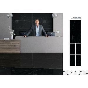 Vistaar Cemento Crema 600x1200mm Porcelanato 60x120cm Azulejos Esmaltados con Aspecto de Mármol Italia Marrón Chocolate Azulejos de Porcelanato Pulido - Product Image 5