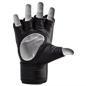 Direct Manufacturer's Premium Quality Customized High-End MMA Kickboxing PU Leather Gloves Laced Adjustable <b>Strap</b> Outdoor - Product Image 2