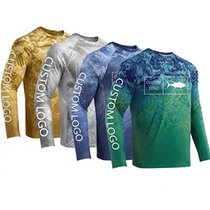 เสื้อทีมตกปลาแบบสั่งทำพิเศษ พรีเมียม ด้วยเทคนิคการพิมพ์แบบ Dye Sublimation ผ้าระบายอากาศได้ดี พร้อมลายพิมพ์สีสันสดใส ทนทาน สำหรับนักตกปลา - Product Image 1