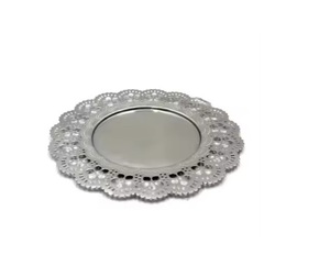 Assiettes de présentation en métal marron pour mariage et événements, vaisselle de table pour hôtels et restaurants, vente en gros, fabriqué en Inde 2025 - Product Image 1