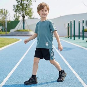 Wholesale Summer Suit Men Shirt and Shorts Set Casual Fashion Two Piece Outfit Lightweight Breathable Supplier - Product Image 4