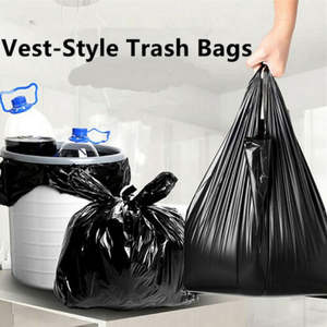 Grand sac à ordures en plastique noir doublure de sac à ordures en plastique - Product Image 6