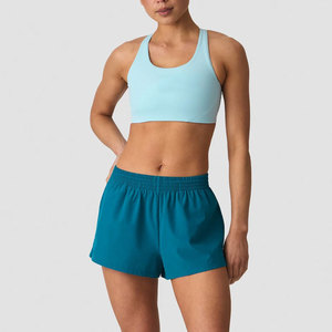 Sujetador deportivo de cuello redondo con espalda en Y y patrón sólido para mujer, de licra, ajuste ceñido, transpirable, ligero, 180 g/m², para gimnasio, de alta elasticidad - Product Image 4