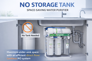 ระบบกรองน้ำ RO 5 ขั้นตอน แบบไม่ใช้ถัง ขนาด 400 GPD สำหรับโรงแรมเชิงพาณิชย์ ระบบกรองน้ำใต้ซิงค์และแบบพกพา รับผลิตแบบ OEM/ปรับแต่งได้ - Product Image 3