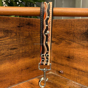 ชุดปลอกคอสุนัขหนังแท้สำหรับฝึกสุนัขแบบถือปลอกคอสุนัขแบบพกพา - Product Image 4