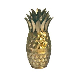 Vela de Metal personalizada para el hogar, tarro de piña de Metal, latón, dorado, antiguo, más vendido - Product Image 1