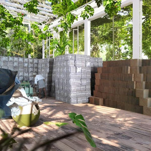 Bloque de turba de coco Premium de 5kg para productos agrícolas para mejorar el suelo - Product Image 1