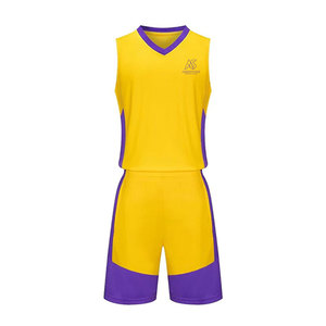 ชุดบาสเก็ตบอลชาย ผลิตอย่างมืออาชีพ ทนทาน ทำจากโพลีเอสเตอร์ ป้องกันรอยยับ - Product Image 1