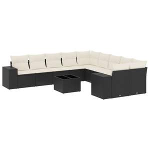 Conjunto de Sofás Negros para Jardín, Muebles de Patio - Product Image 2