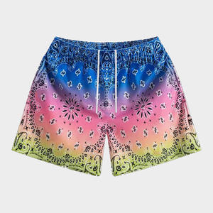 Shorts de basketball en mesh sublimé pour homme, vêtements de sport d'été, vêtements de gym, polyester léger, coupe athlétique - Product Image 2