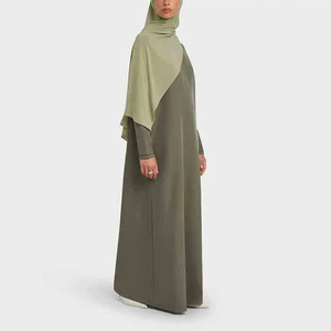 Quick Dry Breathable Ladies Abayas Long Sleeves Top Quality <b>Abaya</b> Wholesale Muslim Ladies <b>Abaya</b> in Solid Color OEM Services - Product Image 4