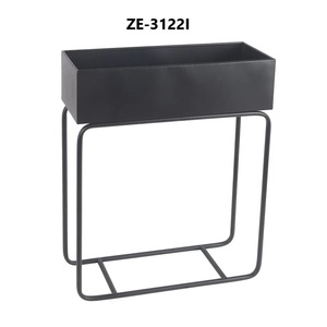 ขาตั้งดอกไม้โลหะแบบมินิมอล ZE-3195N เคลือบสีฝุ่น สำหรับปลูกต้นไม้ในร่ม ดีไซน์วงกลม ตกแต่งบ้าน - Product Image 4