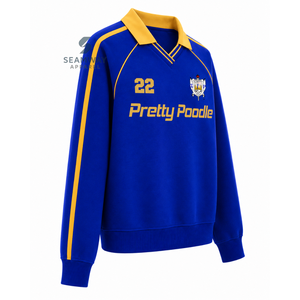 เสื้อสเวตเชิ้ตแขนยาวปักลาย ซิกมาแกมมาโร สำหรับสตรี  คอปกโปโล สไตล์ลำลอง  สำหรับชมรมนักศึกษา - Product Image 3