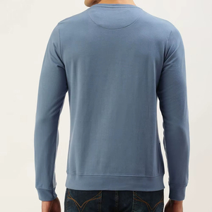 Sudadera de Otoño para Hombre, Diseño Moderno, Tejido de Algodón Sólido, Ecológica, Transpirable, Colores y Etiquetas Personalizables, 220g - Product Image 2