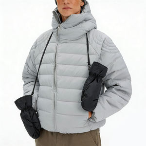 <b>Men's</b> <b>Lightweight</b> Winter Puffer <b>Jacket</b> Warm Quilted Windproof Hooded Outdoor <b>Jacket</b> Private Label Factory - Product Image 2