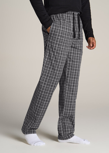 Pantalon de pyjama en flanelle tricotée pour homme, décontracté, hiver, coton/polyester, respirant, unisexe, confortable, pantalon de détente - Product Image 3