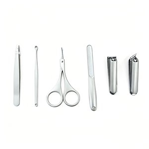 Stainless Steel <b>Nail</b> Clipper Set Portable Manicure Pedicure <b>Kit</b> - Product Image 2