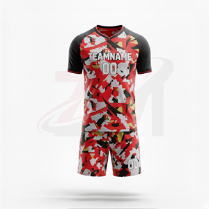 Uniforme Profesional de Fútbol para Equipo, Conjunto de Camiseta y Pantalones Cortos Sublimados, Ligero, Deportivo, OEM - Product Image 1