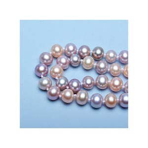 Collier de perles d'eau douce Tilian 7-8 mm, couleur bonbon presque mélangée, avec une forte luminosité, presque sans défaut - Product Image 5