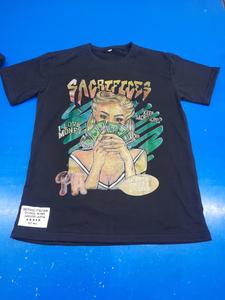 เสื้อยืดคอตตอน 100% ระบายอากาศได้ดี ผ้าไม่ยับ พิมพ์ลายด้านหน้า ลายสก็อต ทรงหลวม ไหล่ตก ใส่ได้ทั้งผู้ชายและผู้หญิง เป็นมิตรต่อสิ่งแวดล้อม น้ำหนัก 180 กรัม - Product Image 2