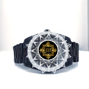 Fully Iced Branded RLX Quartz Watch Alloy 20mm Band Moissanite Diamond Hip-Hop Jewelry Engagement Party Wedding Anniversary Gift - Product Image 1