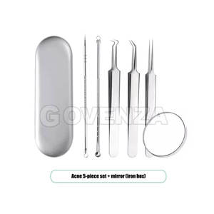 Juego de 5 Agujas de Acero Inoxidable de Alta Calidad para Eliminar Puntos Negros, Herramienta Profesional para el Cuidado Facial, Venta al Por Mayor de Fábrica - Product Image 2