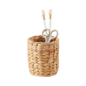 Wholesale Vintage Water Hyacinth Eco-Friendly Pencil Cup with Handles for Office <b>Storage</b> Handmade in Hanoi - Product Image 3