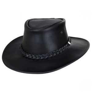 Chapeaux en cuir pour hommes, service OEM personnalisé, best-sellers, nouveau design, séchage rapide, respirant, usage décontracté, taille adulte, chapeaux de cowboy en cuir - Product Image 1