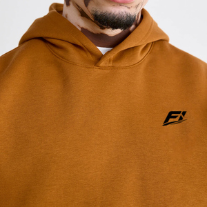 Custom Premium Cotton Hoodies <b>Thick</b> <b>Fleece</b> Oversized Winter Drop Shoulder Sweatshirts Rib Cuff Streetwear OEM ODM Manufacturing - Product Image 4