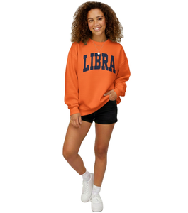 Custom Embroidered Front Printed Knitted 100% Cotton Casual Mock Neck Long Sleeve Sweatshirt Women's Sorority Wear Autumn Winter - Product Image 1