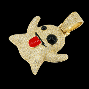Nuevo Colgante y Dije de Plata de Ley 925 con Bonitas Bolas de Zirconia en Forma de Fantasma, Joyería Fina para DIY, Pulseras y Collares, Regalo - Product Image 2