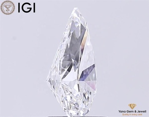 Diamant de laboratoire CVD, clarté VVS1, couleur E, taille poire, avec certificat IGI, 2,00 carats, pour bague de fiançailles moderne - Product Image 3