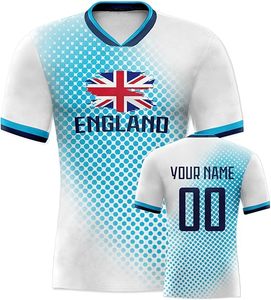 Camisetas de Uniformes para Fanáticos del Fútbol, Regalos Personalizados con Nombre y Número para Hombres, Mujeres y Niños - Product Image 1