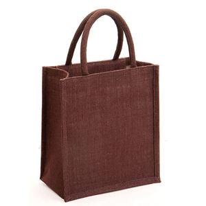 Jute <b>Lunch</b> <b>Tote</b> <b>Bag</b> Reusable Canvas Shopping <b>Bag</b> with Handle Eco Friendly Grocery Gift <b>Bag</b> for Daily Carry and Travel Use - Product Image 3