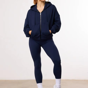 High Quality Breathable Plaid Front Gym Wear for Women Yoga Set <b>Running</b> Fitness Top Selling Stylish Customize - Product Image 3