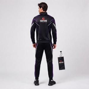 Conjunto Deportivo Moderno para Hombre, Chaqueta y Pantalones a Juego Diseñados para Brindar Comodidad, Flexibilidad, Movilidad y Durabilidad - Product Image 6