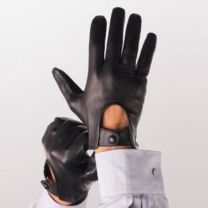 Gants de conduite en cuir haut de gamme pour hommes et femmes, design personnalisé, vente en gros, nouveaux gants en cuir élégants et tendance - Product Image 5