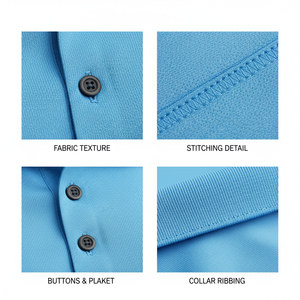 Reliable Quality Custom Cotton Polyester Fashion <b>Collar</b> <b>T</b>-<b>Shirt</b> Printed Cotton Men's Short-Sleeved Polo <b>Shirts</b> - Product Image 6