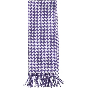 High Quality Winter Jacquard Knitted Scarf Women Printed Custom Pattern Warm Strip Shaped Collar Medium Length Scarfs - Product Image 4