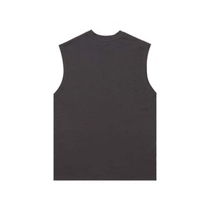 เสื้อกล้ามออกกำลังกายผู้ชายสีพื้นคุณภาพสูง สไตล์สปอร์ตสำหรับฤดูร้อน ทรงหลวม คอกลม ระบายอากาศได้ดี เหมาะสำหรับฟิตเนส วิ่ง และออกกำลังกายที่ยิม - Product Image 1