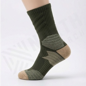 Crew Athletic <b>Socks</b> Green Breathable Polyester Spandex <b>Running</b> Support Men Women Summer Sport <b>Socks</b> - Product Image 3