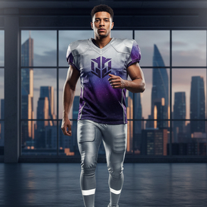 Sublimated Team American Football Uniform Custom Graphic Gridiron Jersey Tight Fit <b>Compression</b> Pants Activewear Supply - Product Image 4