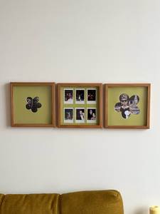 Manufacturer Custom Eco-Friendly Modern DIY Silk Screen Printed Solid Pine Wood <b>Square</b> Tabletop Picture <b>Frame</b> for Oil Painting - Product Image 1