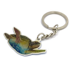 พวงกุญแจแฟชั่นวินเทจลายการ์ตูนพิมพ์สีเต็มรูปแบบตามสั่งจากผู้ผลิต ทำจากโลหะผสมสังกะสี - Product Image 4