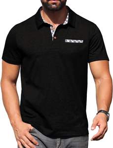 เสื้อยืดผู้ชายผ้าโพลีเอสเตอร์ถักเนื้อแน่น แห้งเร็ว เนื้อผ้านุ่ม ทรงพอดีตัว ระบายอากาศได้ดี เหมาะสำหรับใส่ทุกวัน - Product Image 3