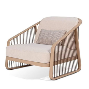 Muebles de Jardín de Diseño de Lujo para Esquinas de Villas, con Cojines Suaves, para Decoración del Hogar - Product Image 5